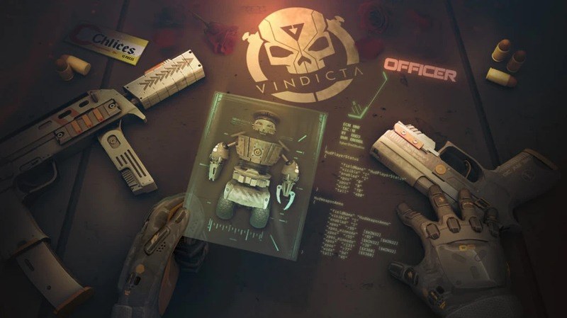 VINDICTA: VR shooter weapons and robot blueprint